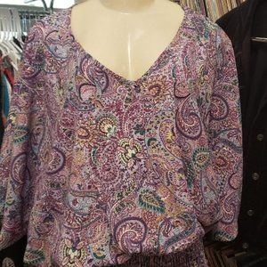 Hailey and Co. Big Sleeve Blouse